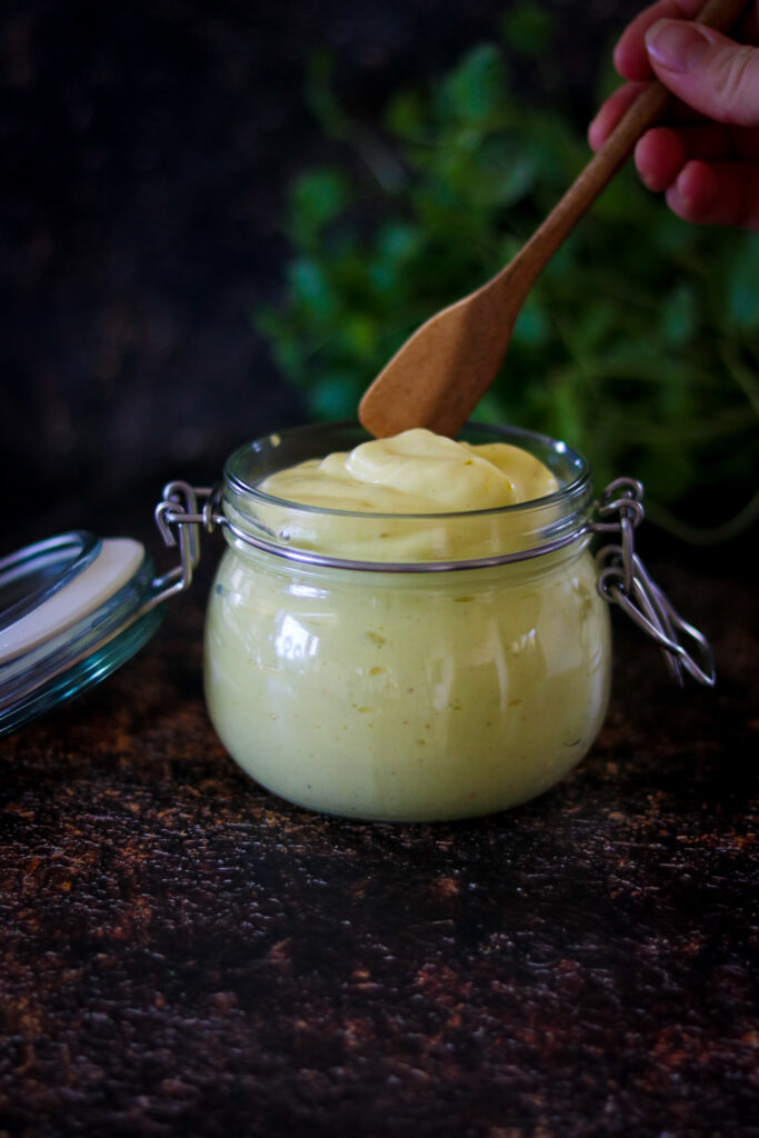 Växtbaserad aioli