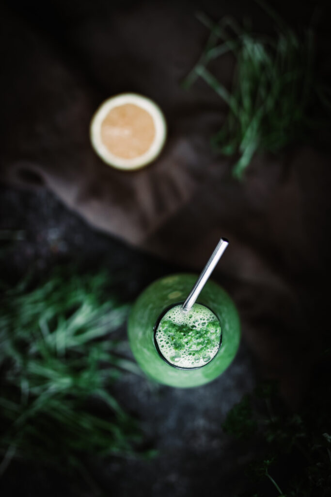 Grön ärtsmoothie